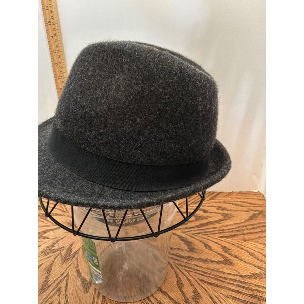 Classic Mens Goodfellow & Co Wool Fedora L/XL Charcoal Grey